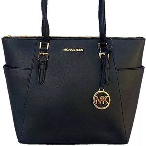 Michael Kors Charlotte Black Handbag Tote